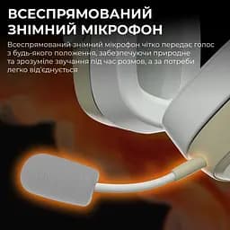 Ігрові навушники Ajazz AHM09 MAX Gray/White (AHM09-MAX-GW) [161112] - мініатюра 13