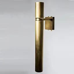 Латунное настенное бра Tube, PikArt арт. 3423 золотой