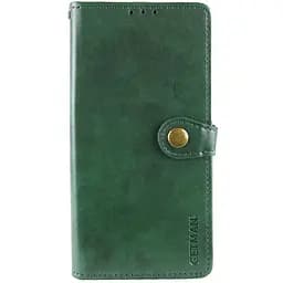 Шкіряний чохол-книжка Getman Gallant (PU) для Motorola Moto G06 Зелений