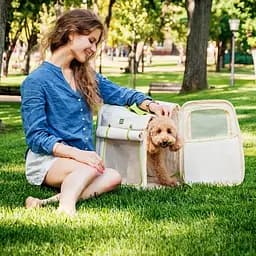 Рюкзак-переноска Waudog Relax Eco для котів та дрібних порід собак до 8 кг (9986) - мініатюра 6