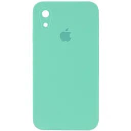 Чохол Epik Silicone Case Square Full Camera Protective AA для Apple iPhone XR 6.1 Бірюзовий/Turquoise