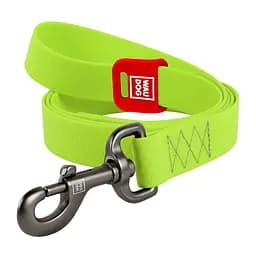 Повідець для собак водостійкий Waudog Waterproof S Ш 15 мм Д 183 см салатовий