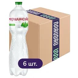 Упаковка мінеральної води Моршинська слабогазована 9 л (1.5 л x 6 шт.)
