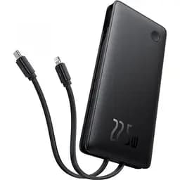Зовнішній акумулятор Baseus Airpow Lite 10000mAh 22.5W Black [P10067501123-00] [130125] - мініатюра 2