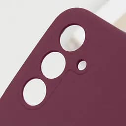 Чохол Silicone Cover Lakshmi Full Camera (AAA) для Samsung Galaxy A56 5G Бордовий / Plum - мініатюра 5