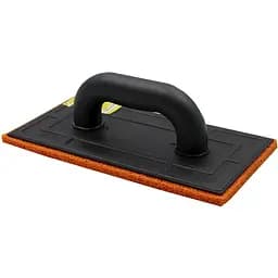 Терка пластикова Сталь гумова губка 140х280 мм (122094)