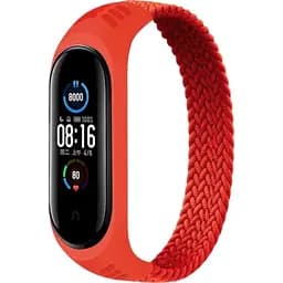 Ремінець BeCover Elastic Nylon Style для Xiaomi Mi Smart Band 5 / Mi Smart Band 6 Size M Red (706155)