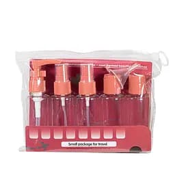 Дорожный набор емкостей для косметики WH Travel Bottles Set. 5 шт, Бордовый