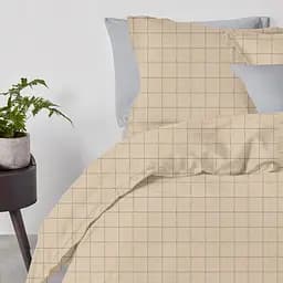 Наволочка Cosas Beige geometry 50х70 см бежева (CellAshbeige_50) - мініатюра 4