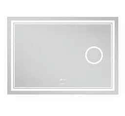 Дзеркало Mixxus Premium QUADRO MR20-100x70 (LED Touch, Anti-fog, лінза) (MP6622) - мініатюра 2