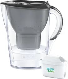 Фільтр-глечик Marella Memo MXPro 2.4л (1.4л очищеної води) з фільтр-картриджем графіт Brita kuh0015620