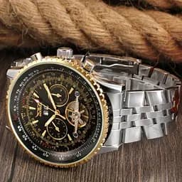 Чоловічий наручний механічний годинник Jaragar Luxury - мініатюра 9