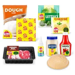 Ігровий набір зі слаймами  Slime Mart Shopping Basket – Бургер (15905A) - мініатюра 3