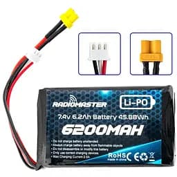 Акумулятор для дрона RadioMaster 6200mah 2S Lipo Transmitter Battery (HP0157.BATT-6200-2S)