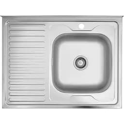 Кухонная мойка Kroner KRP Dekor - 6080R (0,6 мм) (CV022815)