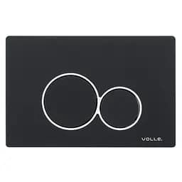 Клавіша змиву Volle Soft Touch чорний 222123, Чорний матовий