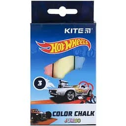 Крейда кольорова Kite Hot Wheels Jumbo 3 шт. (HW21-077)