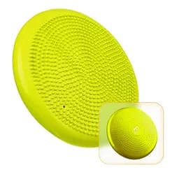 Балансировочная подушка массажная EasyFit желтая