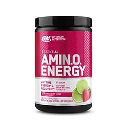 Передтренувальний комплекс Optimum Nutrition Essential Amino Energy, 270 грам - Полуниця-лайм