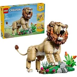 Конструктор LEGO Creator Дикі тварини: Величний лев (31386)
