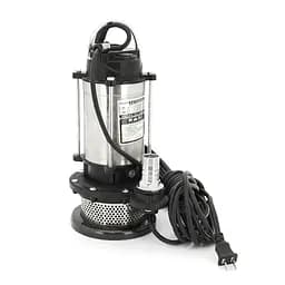 Занурювальний насос 370W 220V 2 м³/год підйом 10 м 25 мм нержавіюча сталь 380х195х200 мм 4,3 кг + перехідник