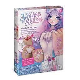 Набор для творчества Боди–арт: Звездное сияние Nebulous Stars 11012, 40 татуировок