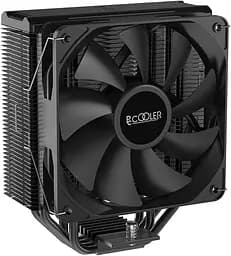 Кулер для процесора PcCooler PALADIN EX400 S, Black, алюміній/мідь, 1x120 мм RGB, для Intel 1700/1200/115x, AMD AM5/AM4, висота 157 мм, до 180 Вт