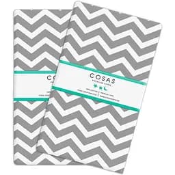 Набір наволочок Cosas Grey Zigzag CS1 40х60 см (SetPillow_ZigZagGrey_40х60)
