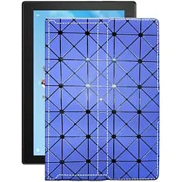 Чехол StatusCASE из экокожи для планшета Lenovo Tab 4 10 X304L LTE Синий ромб