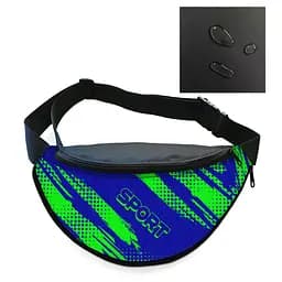 Сумка-бананка чоловіча/жіноча Sport 32×16 см з розширювачем поясна сумка або сумка через плече (02892)