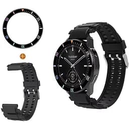 Безель Multicolor та силіконовий ремінець Sikai для смартгодинника Xiaomi Watch S3/S4