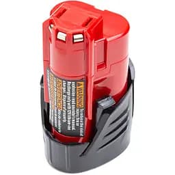 Акумулятор PowerPlant для шуруповертів та електроінструментів Milwaukee 12V 3.0Ah Li-ion (48-11-2440