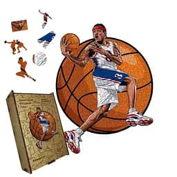 Пазл деревянный Айверсон, А4, Картонная коробка 100 элементов