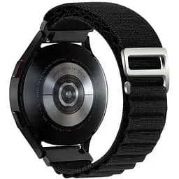 Ремінець для Xiaomi Ticwatch C2 TicWatch E TicWatch S2 Mobvoi TicWatch C2 - чорний Watchbands NormalCloth Wave ширина кріплення 20мм нейлоновий (W25-7WB19768834)