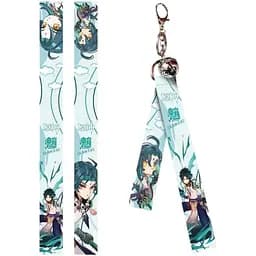 Брелок тканевый  Геншин Импакт Сяо Genshin Impact Xiao 10 см