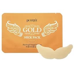 Гідрогелева маска-патч для шиї Petitfee Gold Neck Pack, 1 шт.