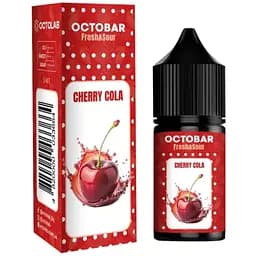 Набір компонентів для самозамішування сольової заправки Octobar Fresh & Sour 10 мл Cherry Cola Вишня Кола, 0-50 мг (18496)