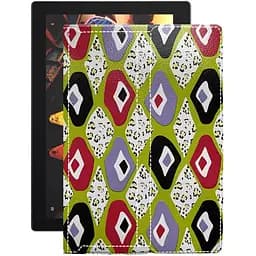 Чехол StatusCASE из экокожи для планшета Lenovo Tab 3 Plus X70L Камни-цветные