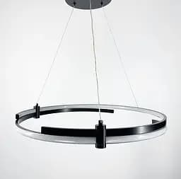 LED люстра у чорному каркасі Line.F Діаметр 60см