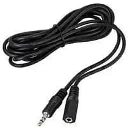 Кабель подовжувач Шнур штекер 3.5 стерео гніздо 3.5 стерео прямий 1.5 м