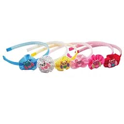 Набор Обручи детские с совой La-beauty 0106-025, 6 цветов