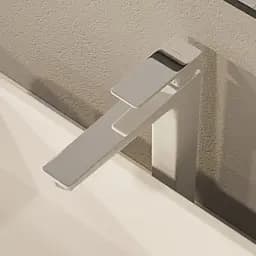 Змішувач для умивальника Omnires Parma chrome/white, високий (PM7412CRB) - мініатюра 2