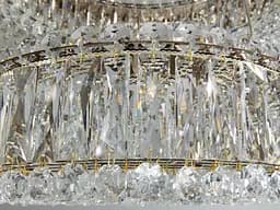 Підвісна люстра LED 8693-600+400GD золото 85Вт - мініатюра 4