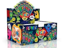 Набор творчества Тесто для лепки Fluoric, 10 цветов, укр/рус, Danko Toys