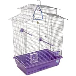 Клетка для птиц Природа Изабель-2, 44х27х65 см, фиолетовая