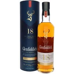 Виски Glenfiddich Single Malt Scotch 18 yo в подарочной упаковке 40% 0.7 л (476800)