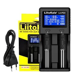 Розумний зарядний пристрій для акумуляторів LiitoKala Lii-PD2 АА, ААА, 18650, 21700, 26650 Li-ion, LiFePO4, Ni-MH, Ni-Cd (19410)