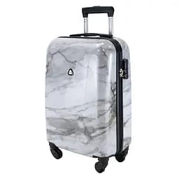 Валіза Semi Line 20" (S) White Marble (T5731-1)