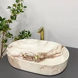 Умивальник VBI Verona 60 onyx glossy накладний VBI-011322 - мініатюра 6