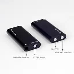 Міні диктофон Savetek GS-R01s, 8 Гб пам'яті, активація запису голосом VOX, до 96 годин запису (R01-8) - мініатюра 5